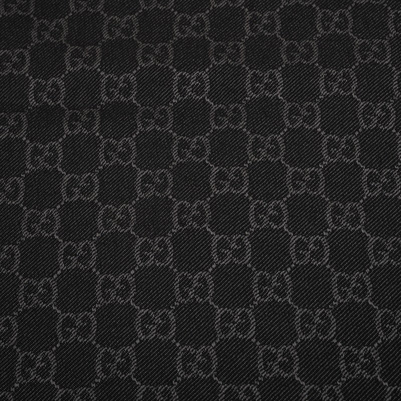 Gucci Unisex Scarf Black 100% Wool with Logo Mod. 544619 4G200 1061 