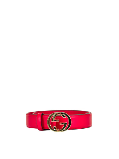 Gucci Cintura Rossa Donna Pelle Moon Mod. 546386 AP00G 6523