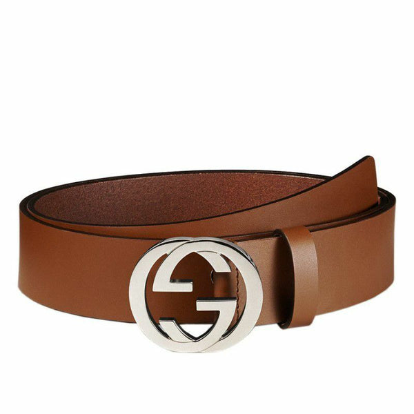 Gucci Brown Belt Man Leather Saddlery Mod. 546389 BGH0N 2535 