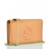 Gucci Soho Handbag Beige Women's Leather Cellarius Mod. 598211 A7M0G 2754 