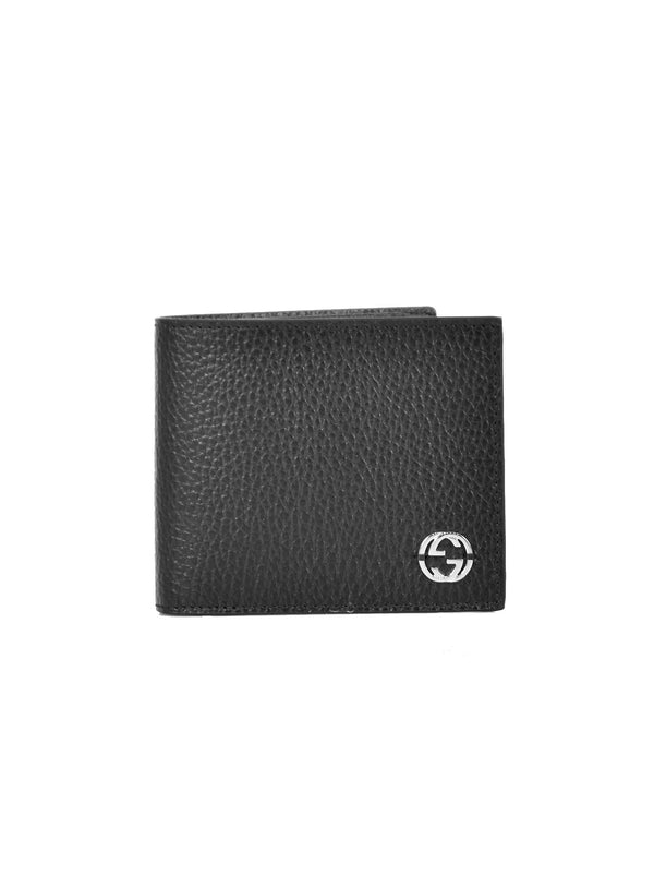 Gucci Portafogli Bifold Nero Uomo Pelle Dollar Calf Mod. 610464 CAO2N 1000