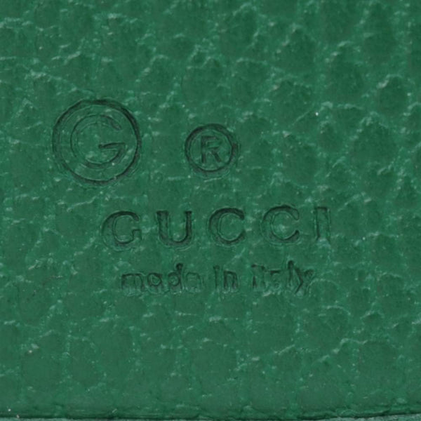Gucci Portafogli Nero e Verde Uomo Pelle Dollar Calf Mod. 610467 CAO2N 1080