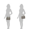 Gucci Gray Handbag Women's Leather Microguccissima Mod. 449654 BMJ1G 1226 