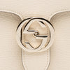 Gucci Borsa a Mano Bianca Donna Logo Pelle Dollar Calf Mod. 510303 CAO0G 9522