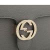 Gucci Borsa a Mano Grigia Donna Pelle Dollar Calf Logo Mod. 510304 CAO0G 1226