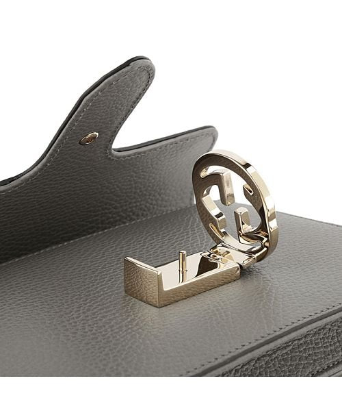 Gucci Gray Women's Handbag Leather Dollar Calf Logo Mod. 510304 CAO0G 1226 