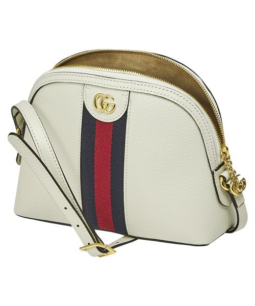Gucci White Ophidia Leather and Sherry Handbag Mod. 719881 DJ2DG 8454 