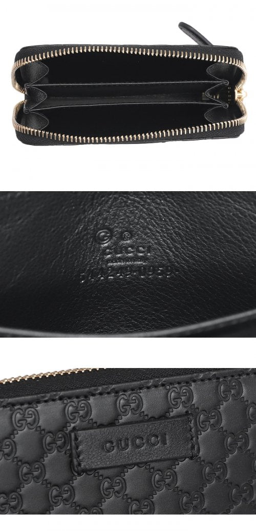 Gucci Black Women's Coin Purse Microguccissima Leather Mod. 544249 BMJ1G 1000 