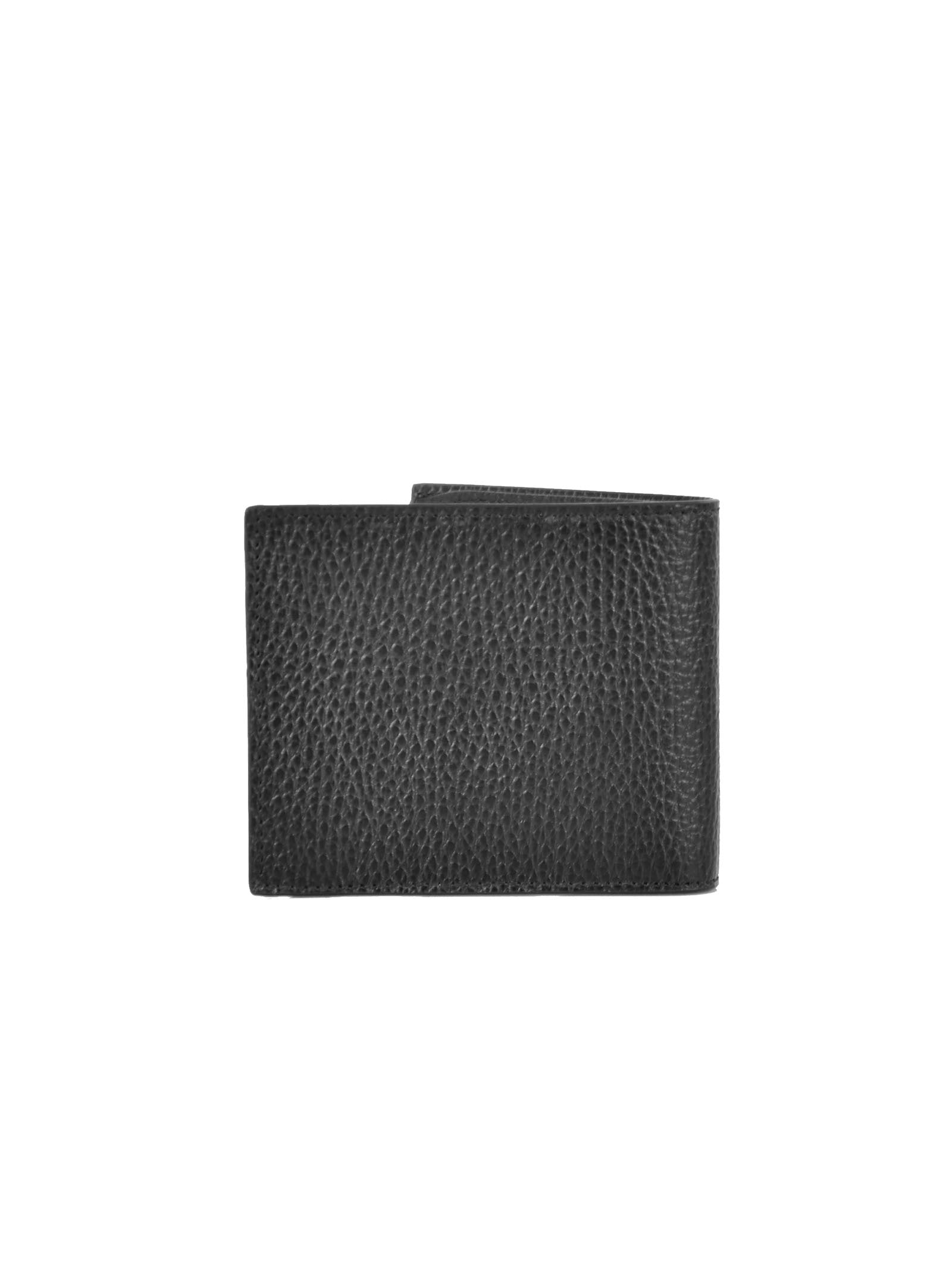 Gucci Bifold Wallet Black and Green Men's Leather Dollar Calf Mod. 610466 CAO2N 1080 