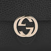Gucci Black Women's Wallet Logo Leather Dollar Calf Mod. 615525 CAO0G 1000 