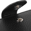Gucci Black Women's Wallet Logo Leather Dollar Calf Mod. 615525 CAO0G 1000 