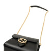 Gucci Black Women's Handbag Logo Leather Dollar Calf Mod. 607720 CAO0G 1000 