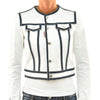 Dsquared2 White Jeans Jacket for Women Mod.S72AM0303S40408010