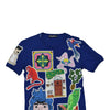 Dolce&Gabbana T-shirt Blu Uomo Cotone Mod. G8FV4TG7FYLS9000