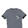 Dolce&amp;Gabbana Gray Men's Cotton T-shirt Mod. G8FX9TG7FTWS9000