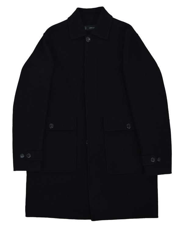 Dsquared2 Long Black Coat for Men Wool Mod.S71AA0132S41935900