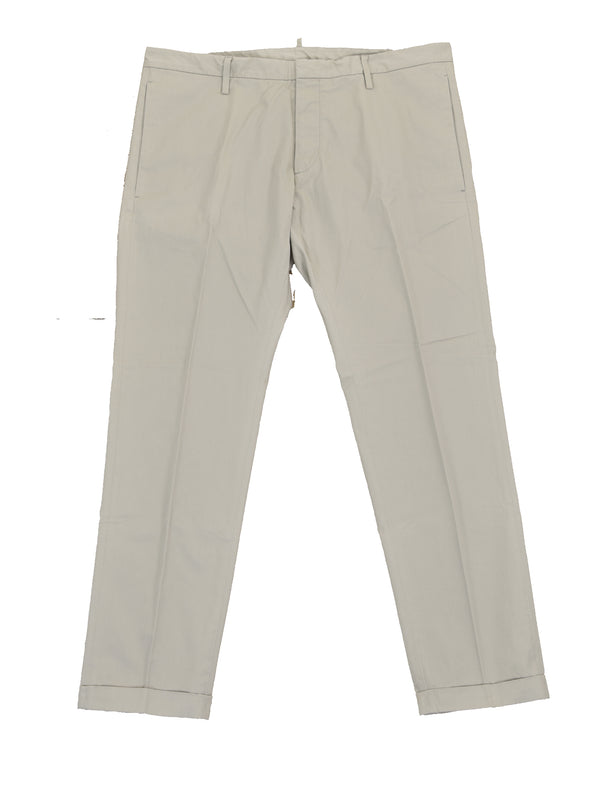 Dsquared2 Beige Men's Trousers Cotton Buttons Mod.S74KA0618S41796800