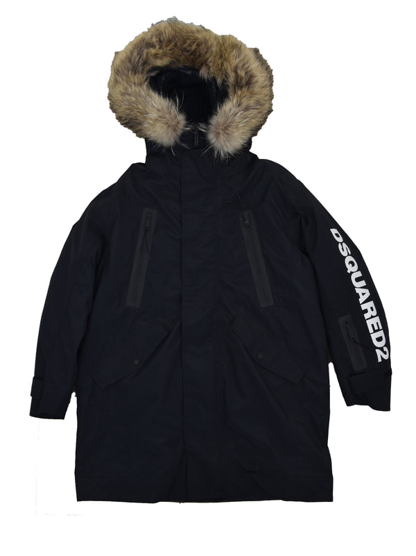 Dsquared2 Giubbotto Parka Nero Uomo Mod. S71AA0287 S48272 900