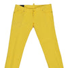 Dsquared2 Pat Jean Giallo Donna Cotone Bottoni Mod.S75LA0417S39781015