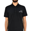 VALENTINO Men's Black Polo Shirt Cotton Logo Mod.MV0MH01M47C0NO