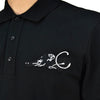 VALENTINO Polo Nera Uomo Cotone Logo Mod.MV0MH01M47C0NO