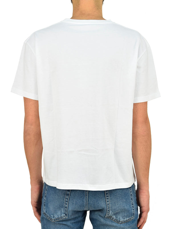 Stella McCartney Men's White T-shirt Cotton Print Mod.MN0453010SIP039000