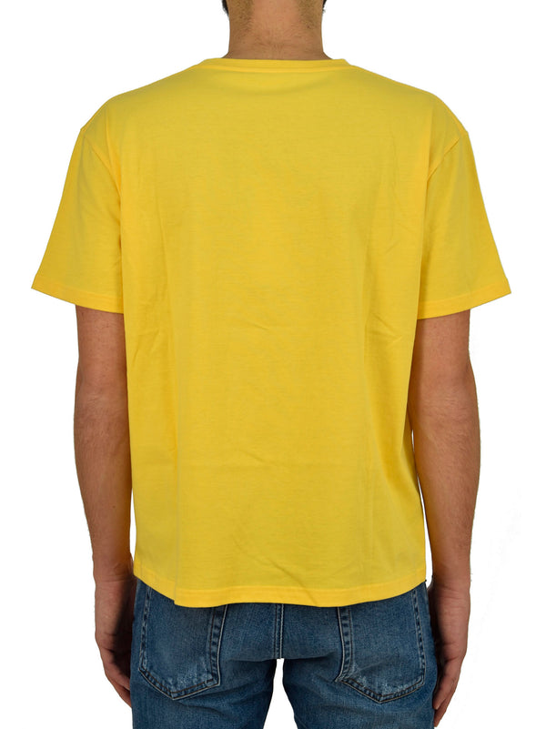 Stella McCartney Yellow T-shirt Men Cotton Print Mod.MN0453010SIP047041