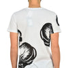 VALENTINO Men's White T-shirt Cotton Graphic Print Mod.MV0MG08F3MH0BO