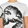 VALENTINO Men's White T-shirt Cotton Graphic Print Mod.MV0MG08F3MH0BO