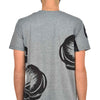 VALENTINO Men's Gray T-shirt Cotton Graphic Print Mod.MV0MG08F3MH080