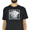 Versace Men's Black T-shirt Cotton Logo Mod. A76602/A201952