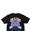 Marcelo Burlon T-shirt Nera Uomo Cotone Stampa Mod.CMAA018S170010791088