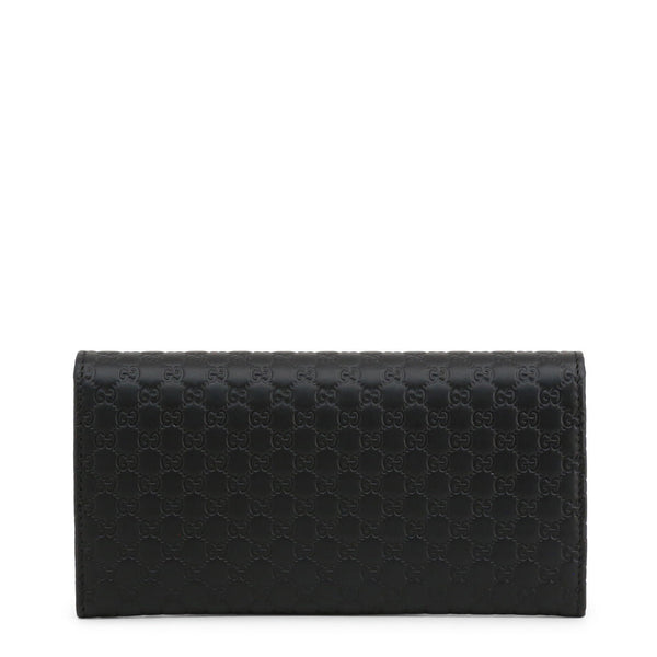 Gucci Wallet Black Women Leather Microguccissima Soft Mod. 449396 BMJ1G 1000 