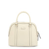 Gucci White Women's Handbag Leather Microguccissima Mod. 449663 BMJ1G 9522 