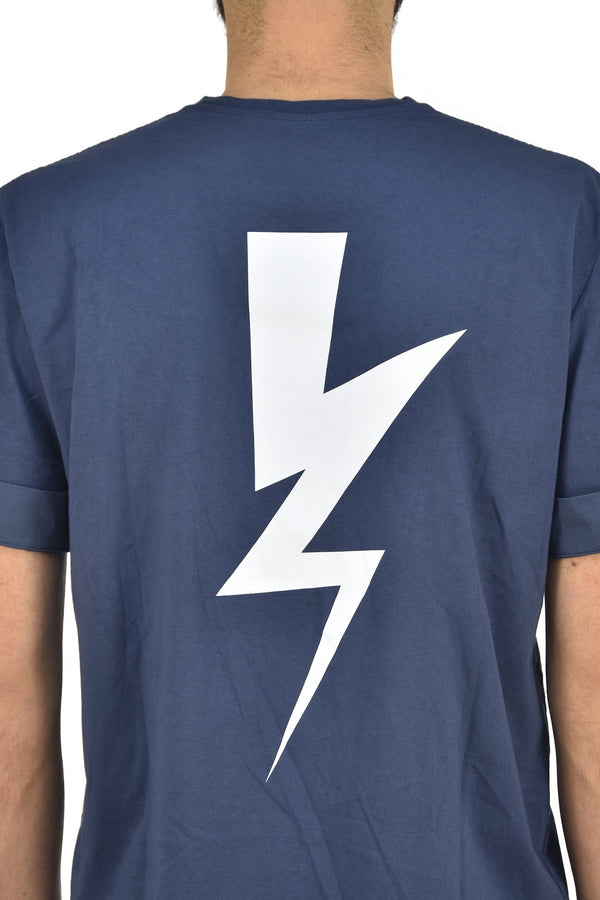 Neil Barret T shirt Flash Blu