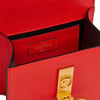 VALENTINO Borsa a Spalla Rossa Donna Logo V Pelle Mod. TW0B0F01 RQR 23Z