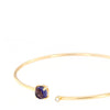 Bracciale flessibile con Iolite e diamante