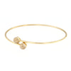 Bracciale flessibile in oro rosa con cabochon in polimero