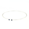 Bracciale flessibile in oro e Zaffiri