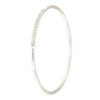 Bracciale flessibile in oro bianco con diamanti