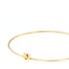 Bracciale flessibile in oro con nodo marinaro