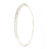 Bracciale flessibile in oro bianco con diamanti