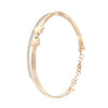 Bracciale in oro bianco/rosa e diamanti