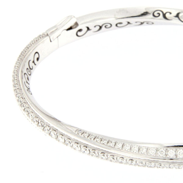 Bracciale in oro bianco e diamanti