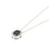 Collana in oro bianco con zaffiri e diamanti