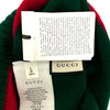 Gucci Cuffia Unisex Verde 100% Lana Logo Mod. 494598 4G206 3074