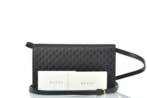 Gucci Wallet Black Women Leather Microguccissima Soft Mod. 466507 BMJ1G 1000 