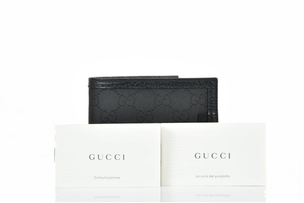 Gucci Bifold Wallet Black Men GG Canvas Fabric Mod. 260987 G1XWN 8615 