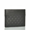 Gucci Black Men's Card Holder Leather Microguccissima Mod. 262837 BMJ1N 1000 