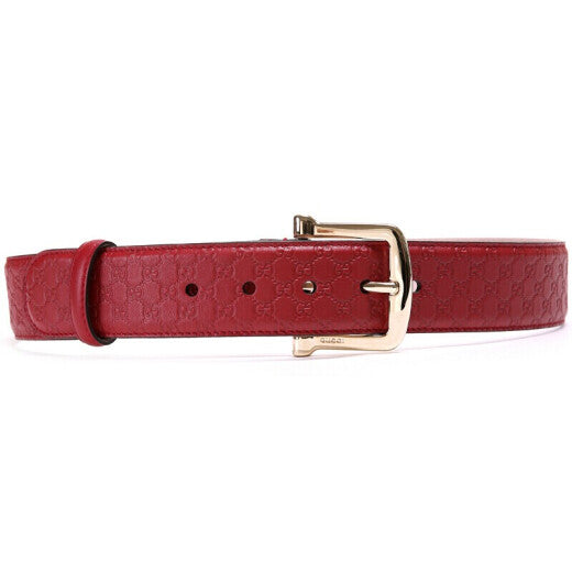 Gucci Cintura Rossa Donna Pelle Microguccissima Mod. 281548 BMJ1G 6420